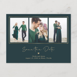 Mod Gallery EDITABLE FARBE Save the Date Postkarte