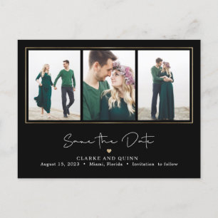 Mod Gallery EDITABLE FARBE Save the Date Postkarte