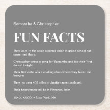 Mod Gray Custom Fun Fest-Liste Hochzeit