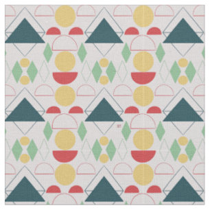 Mod Gray Geometric Stoff