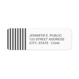 Mod Gray Stripes Muster
