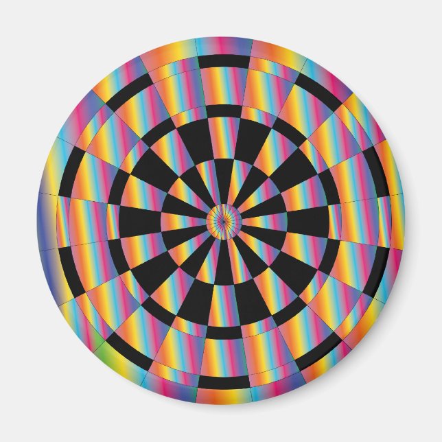 Mod Iridescent Dartboard Magnet (Vorne)