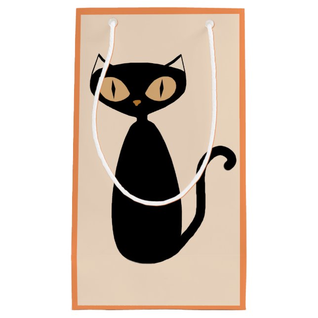 Mod-Katzen-Geschenk-Tasche Kleine Geschenktüte (Vorderseite)