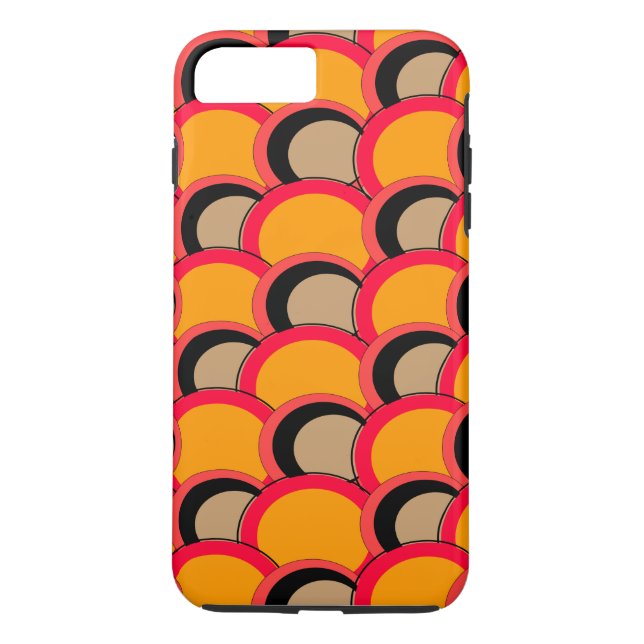 Mod kreist Orange ein Case-Mate iPhone Hülle (Rückseite)