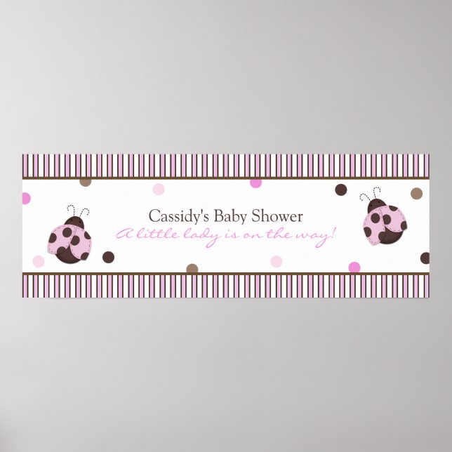 Mod Ladybug Baby Showbanner Poster (Vorne)