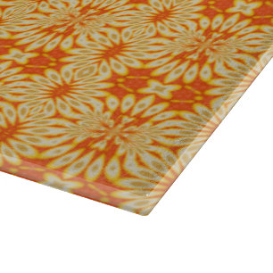 Mod Lemon-Scheiben und Orangensaftmuster Schneidebrett