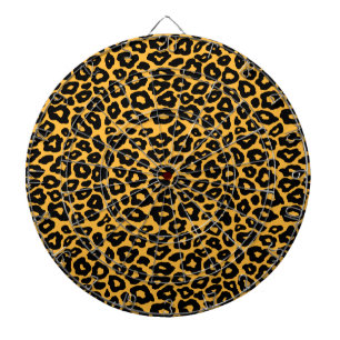 Mod Leopard Druck Dartscheibe