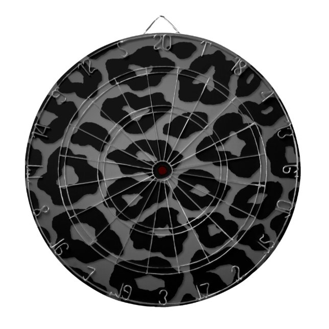 Mod Leopardendruck Dartscheibe (vorne)
