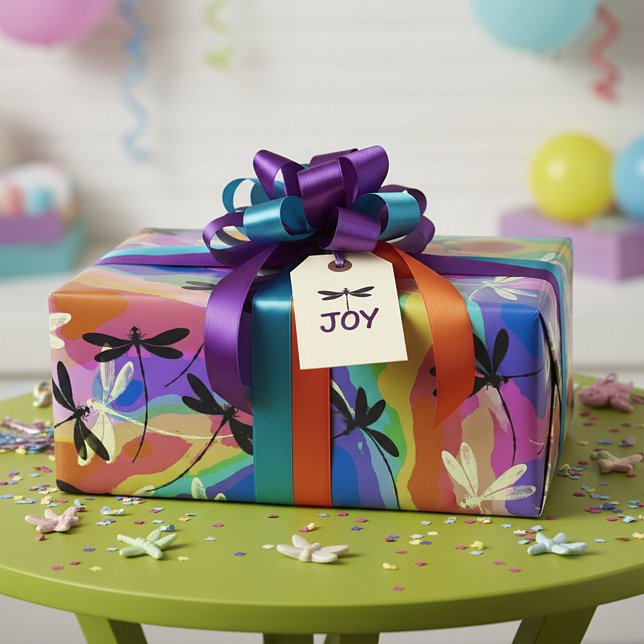 Mod-Libellen Geschenkpapier (Von Creator hochgeladen)