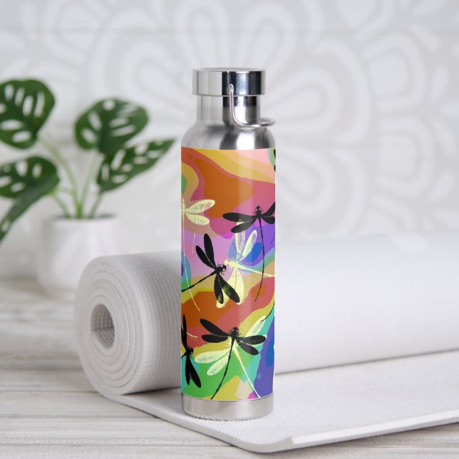Mod-Libellen Trinkflasche (Yoga)