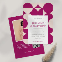 Mod Lila Circle Scallop QR FOTO