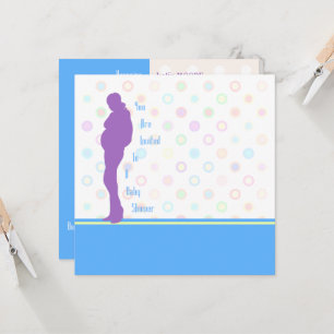 Mod Mama Baby Shower Einladung Vorlage