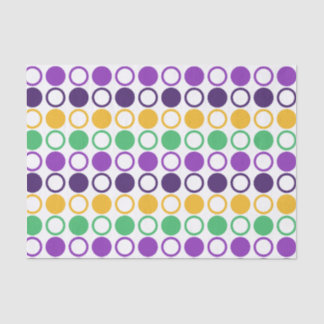 Mod Mardi Gras Punkte Seidenpapier
