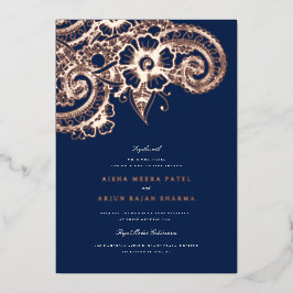 Mod Mehandi Einladung zur Hochzeit