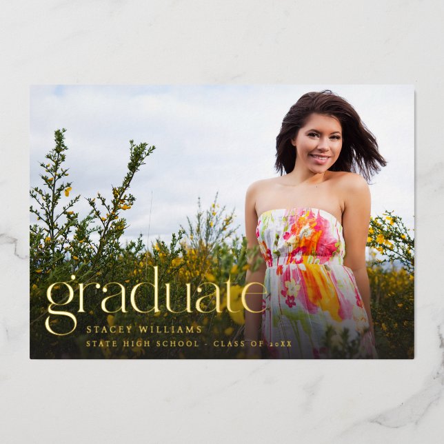 MOD Mod Foto Abschluss Ankündigung H (Vorderseite)