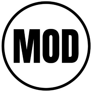 MOD - Modesto Classic Round Sticker