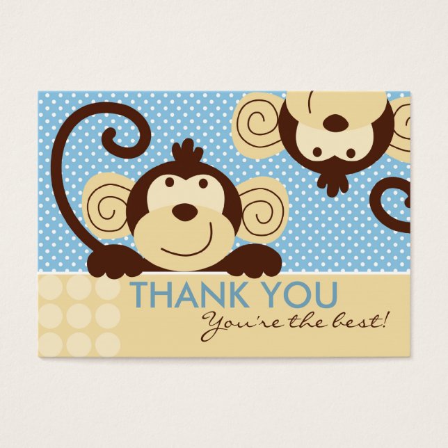 Mod Monkey TY Gift Tag (Vorderseite)