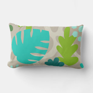 Mod Monstera Abstrakt Leaf Hawaiian Tropical - Coo Kissen Für Draußen