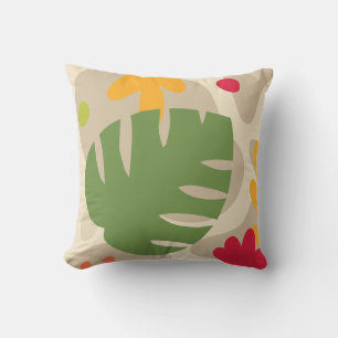 Mod Monstera Abstrakt Leaf Hawaiian Tropical - War Kissen