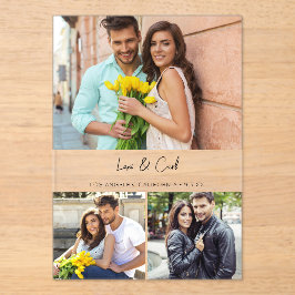 MOD Para Foto Trio H Save the Date Acryleinladungen