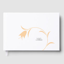 MOD PEACH TULIP WEDDING GÄSTEBUCH