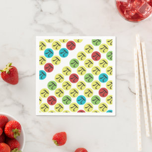 Mod Pi - Happy Pi Day Party liefert Papier Napkins Serviette