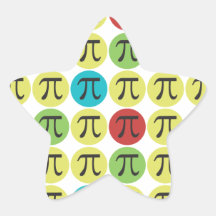 Mod Pi Symbol Stickers