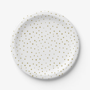 Mod Polka Dots Musterpapierplatte Pappteller