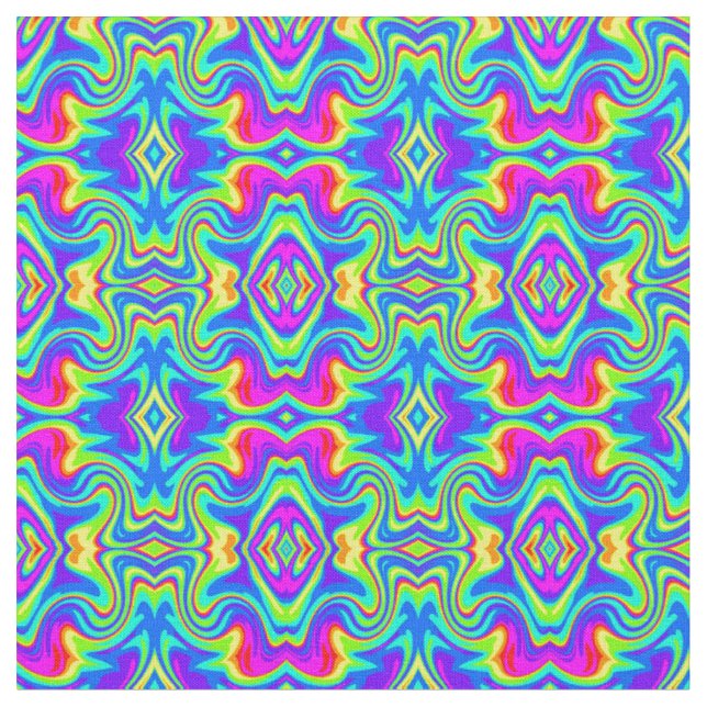Mod Regenbogen 3 Stoff (Nahaufnahme)