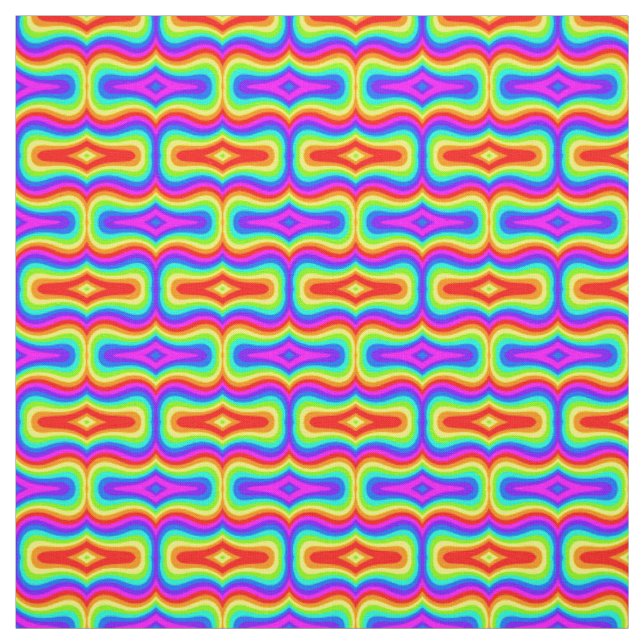 Mod Regenbogen Stoff (Muster)