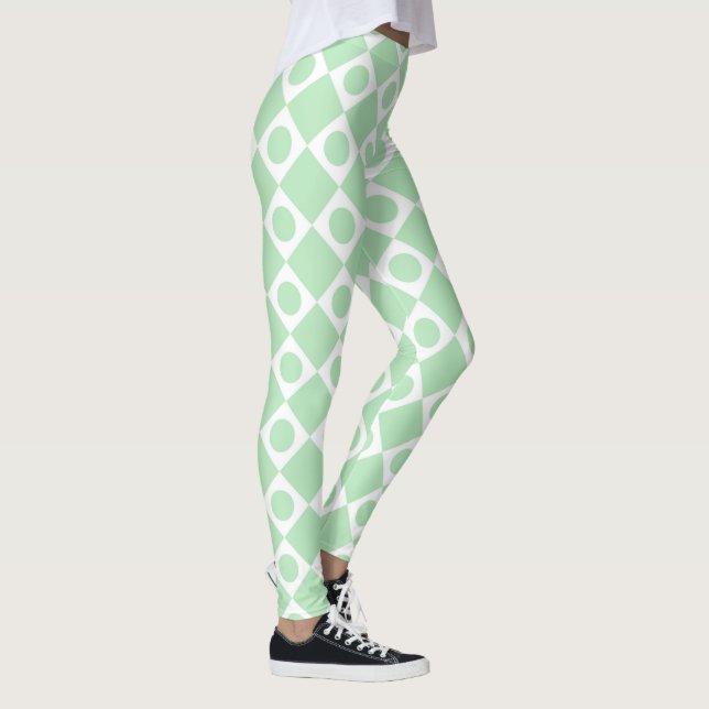 Mod Retro 60er Cantaloupe Leggings (Rechts)
