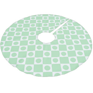 Mod Retro 60er Mint Polyester Weihnachtsbaumdecke