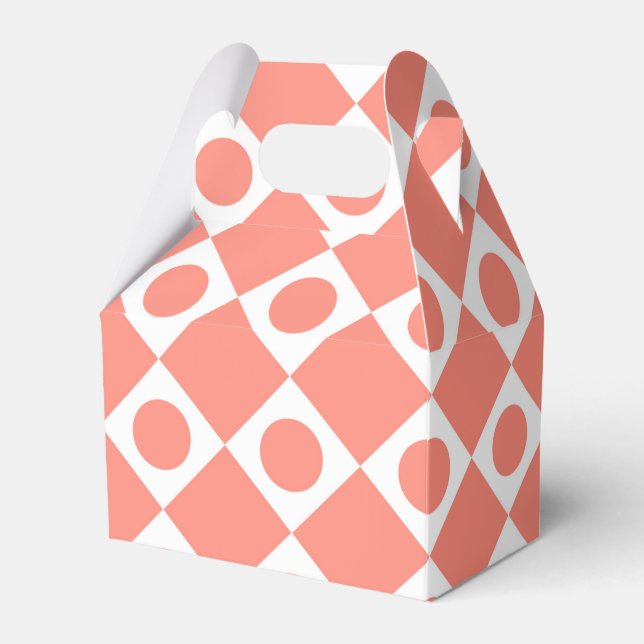 Mod Retro 60's Cantaloupe Geschenkschachtel (Vorderseite)