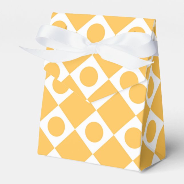 Mod Retro 60's Mustard Geschenkschachtel (Vorderseite)