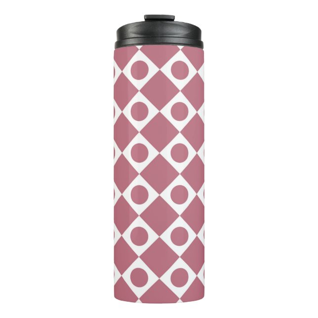 Mod Retro 60's Wildberry Thermosbecher (Vorderseite)