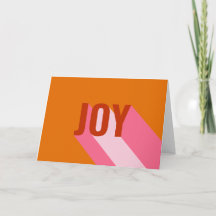 Mod Retro Bright farbenfroh rosa Orange Joy Foto