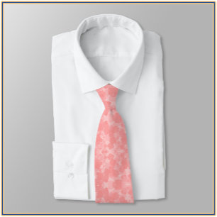 Mod Retro Pink Squares Muster Neck Tie Krawatte