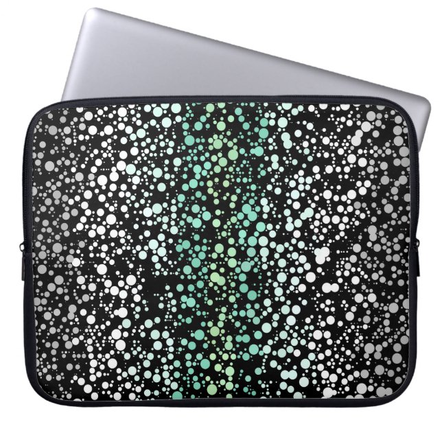Mod Retro Quirky Groovy Boho Paragender Pride Laptopschutzhülle (Vorderseite)