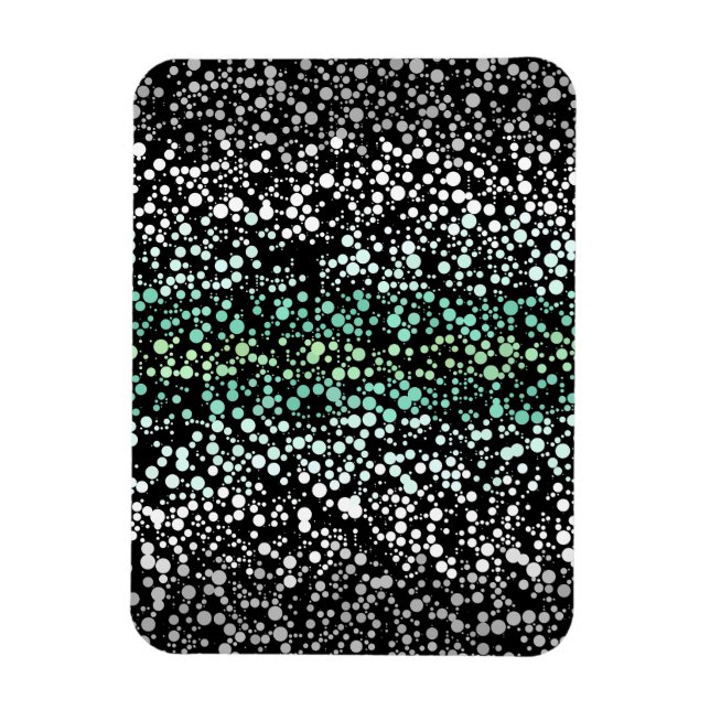 Mod Retro Quirky Groovy Boho Paragender Pride Magnet (Vertikal)