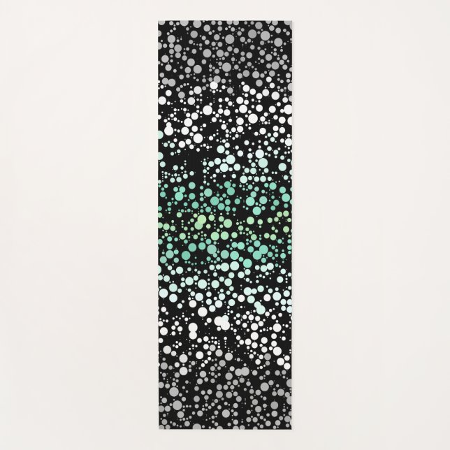 Mod Retro Quirky Groovy Boho Paragender Pride Yogamatte (Vorderseite)
