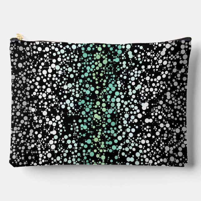 Mod Retro Quirky Groovy Boho Paragender Pride Zubehörtasche (Vorderseite)