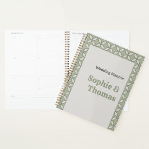 Mod Retro Wedding Olive Green Planer