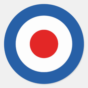 Mod Roundel 1,5" Stickers