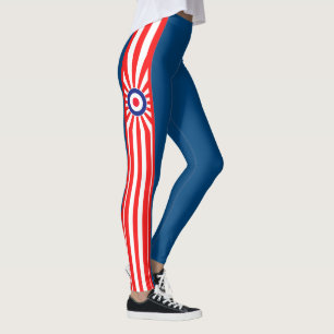 Mod Roundel Burst Dekor an Leggings
