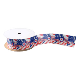 Mod Target Mod USA Target Grunge Roundel Satinband
