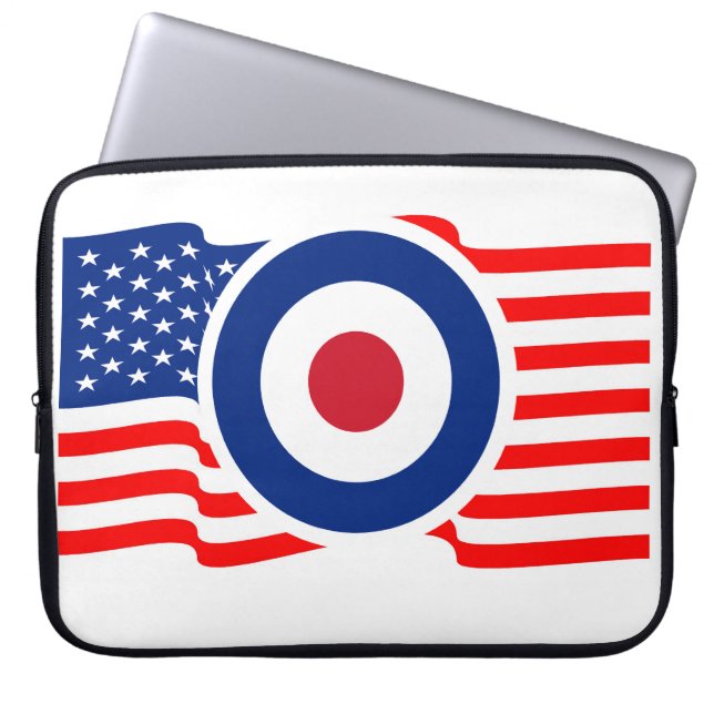 Mod Target Mod USA Target Scooter Laptopschutzhülle (Vorderseite)