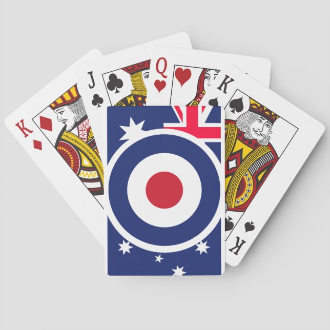 Mod Target Mods Australien-Runde Spielkarten (Rückseite)