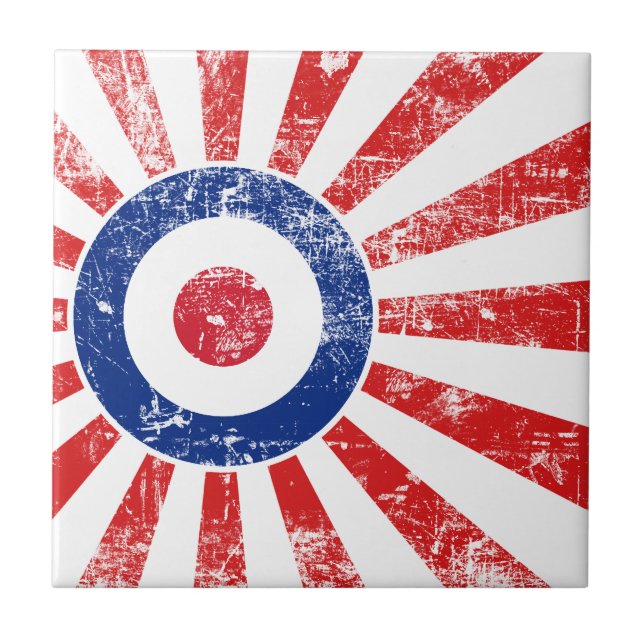 Mod Target Mods Sunburst Target Roundel Fliese (Vorderseite)