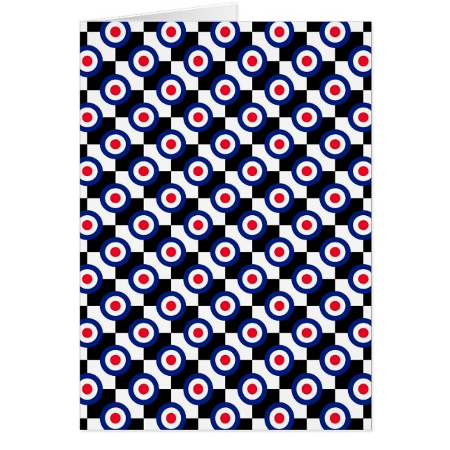 Mod Target Pattern Polka Dots Fashion Vintag (Vorne)