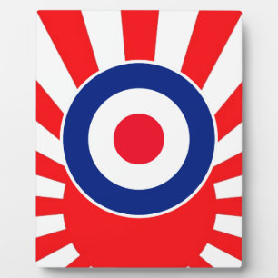 MOD Target Roundel auf Burst Japan Fotoplatte